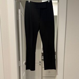 Veronica Beard Classic Black Straight Leg Pants